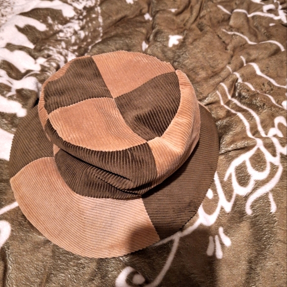 Grateful Dead Patchwork Corduroy Bucket Hat - Brown and Green - Picture 2 of 3